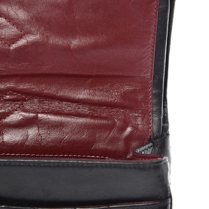 Chanel Lambskin Quilted Medium Double Flap Black 9 of 10