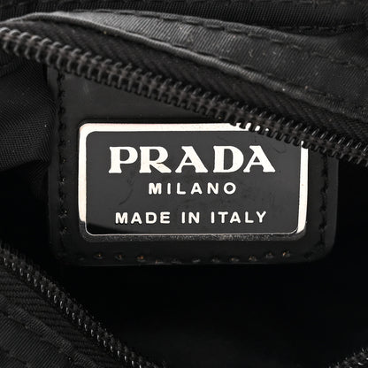 Prada Nylon Saffiano Flat Messenger Bag Black 6 of 14