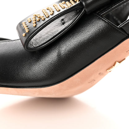 Christian Dior Lambskin Ribbon J'Adior Slingback 65mm Pumps 37.5 Black 10 of 15
