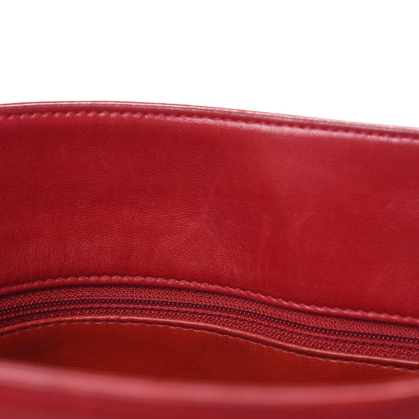 Lambskin CC Shoulder Bag Red