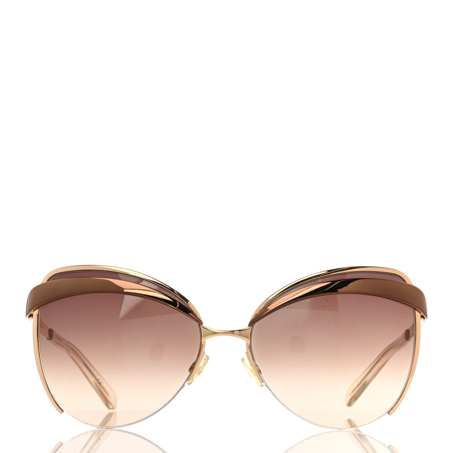 Metal Butterfly Sunglasses Gold