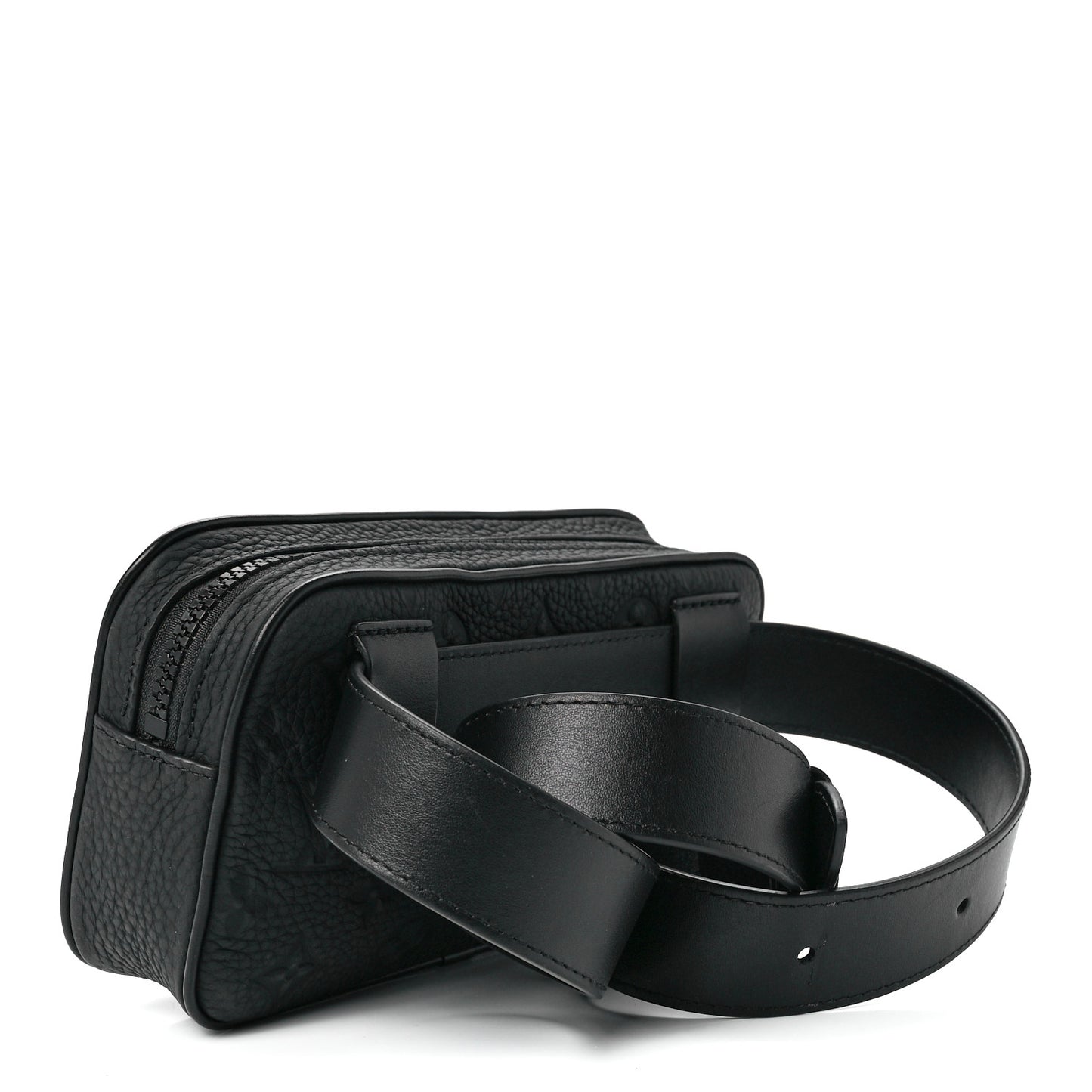 Taurillon Monogram Uniformes Solar Ray Soft Pochette Volga Belt Bag Black