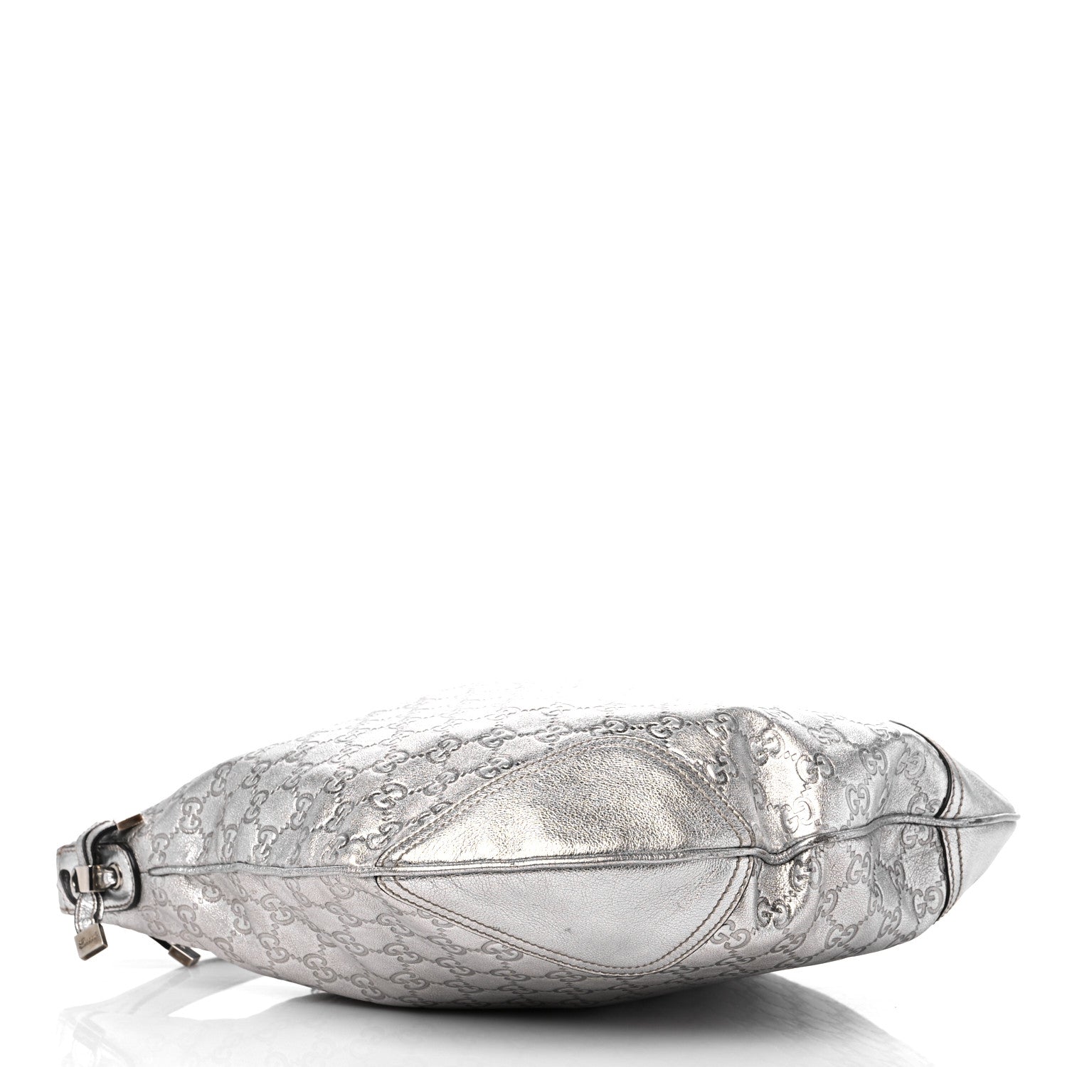 Gucci Metallic Guccissima Large Princy Hobo Silver 4 of 15