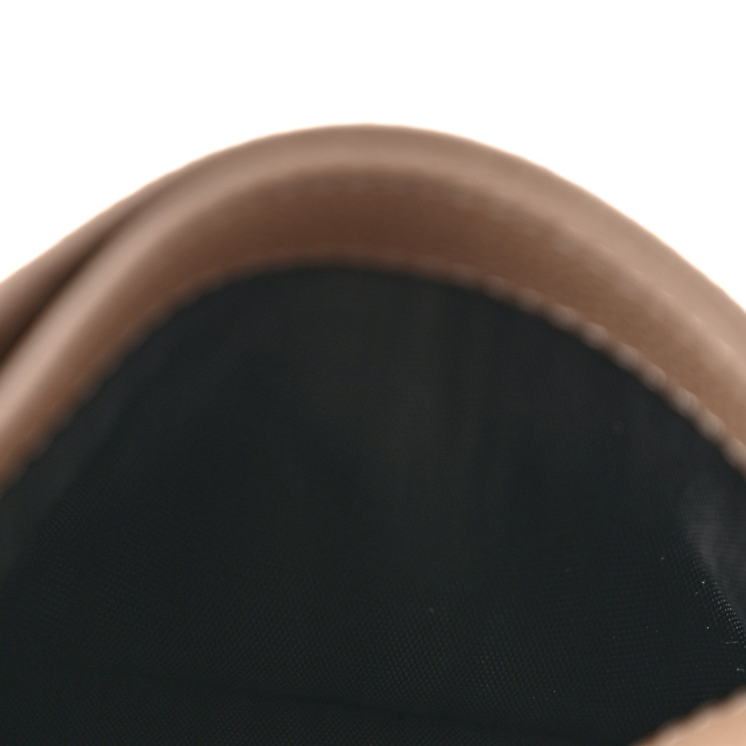 Saint Laurent Grain De Poudre Uptown Monogram Card Case Dark Beige 5 of 9