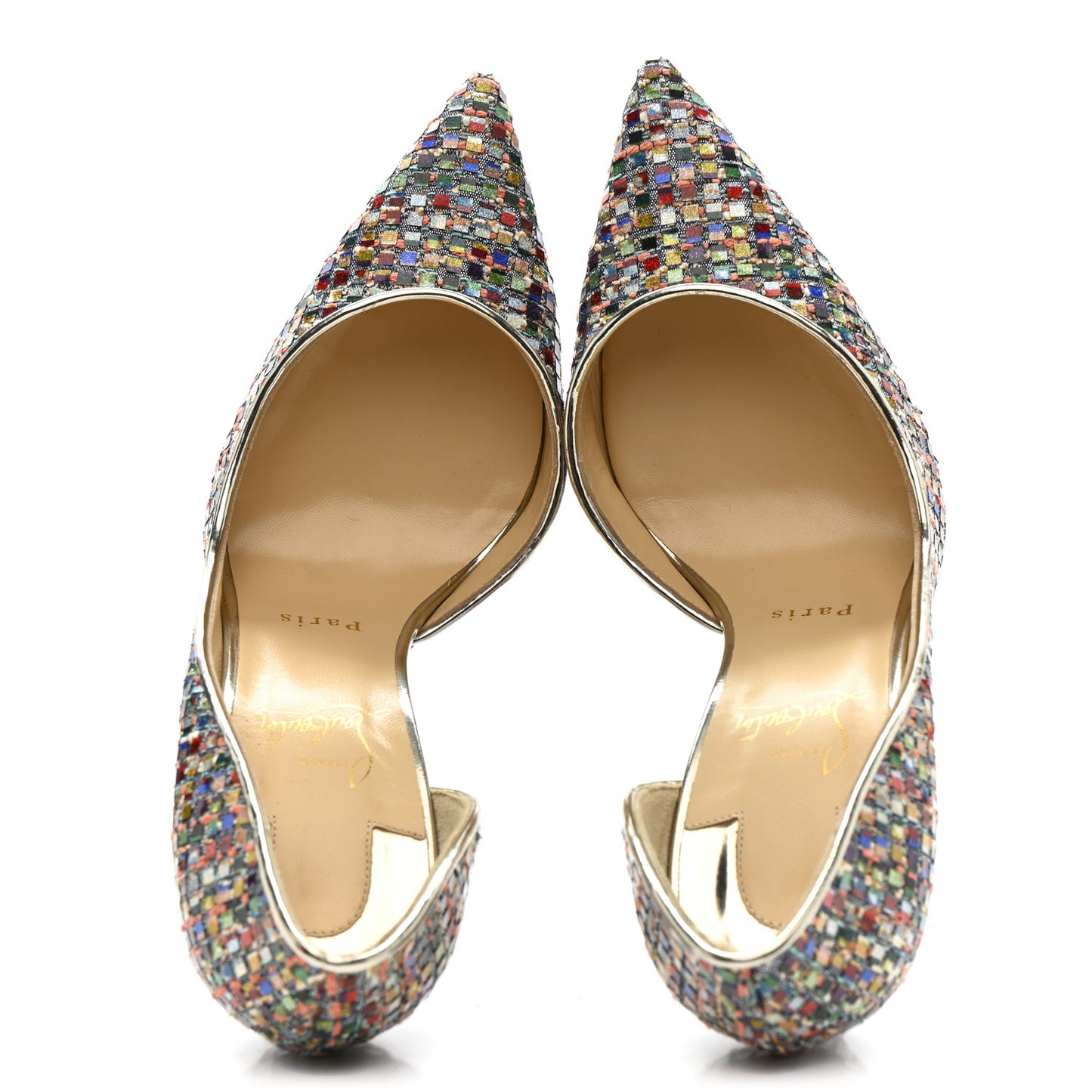 Tresse Vitraux Specchio Iriza 100 Pumps 39 Multicolor Silver