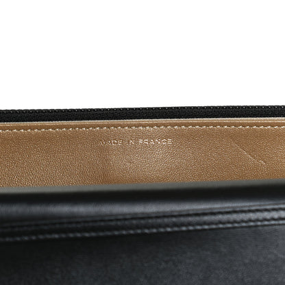 Chanel Lambskin Quilted CC Pearl Crush Wallet on Chain WOC Black 6 of 10