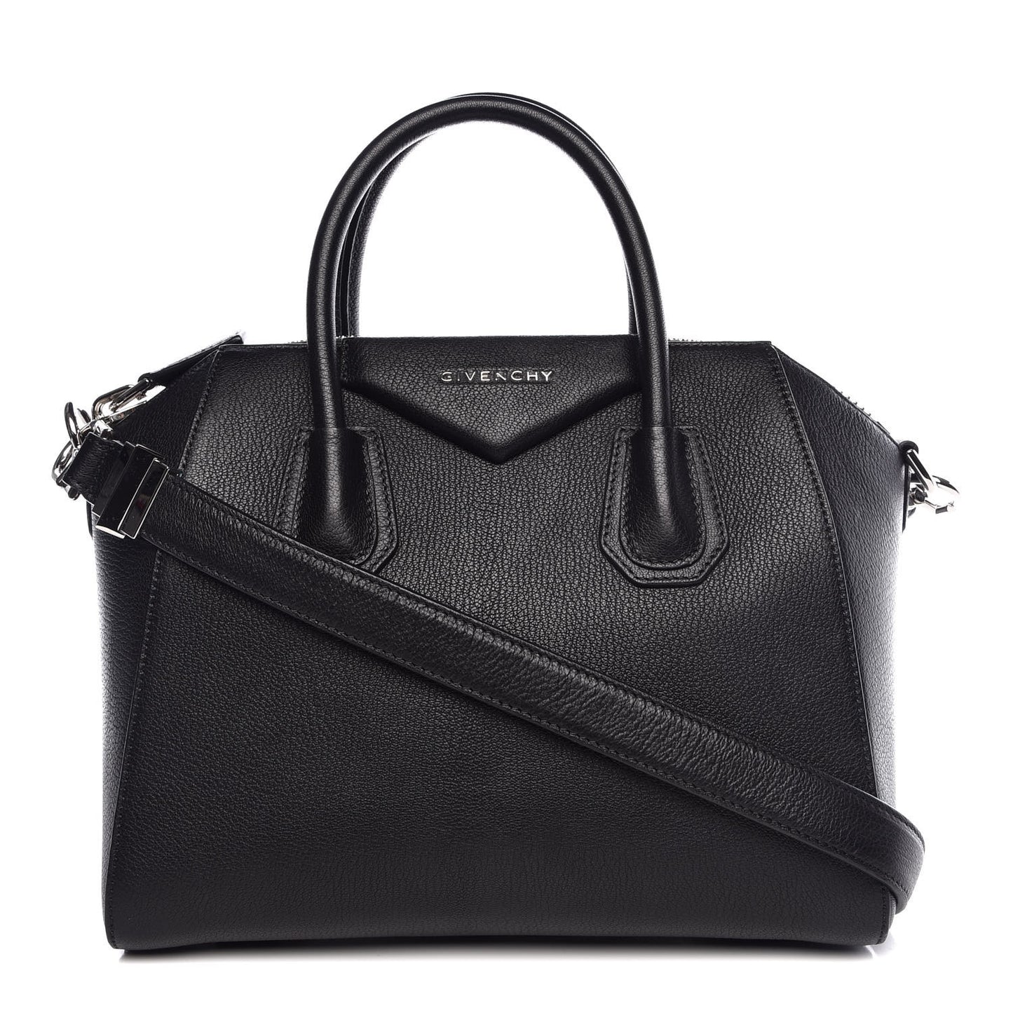 Sugar Goatskin Small Antigona Black