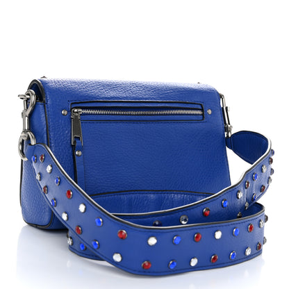 Marc Jacobs Calfskin Crystal Pretty Young Thing Crossbody Cobalt Blue 3 of 10