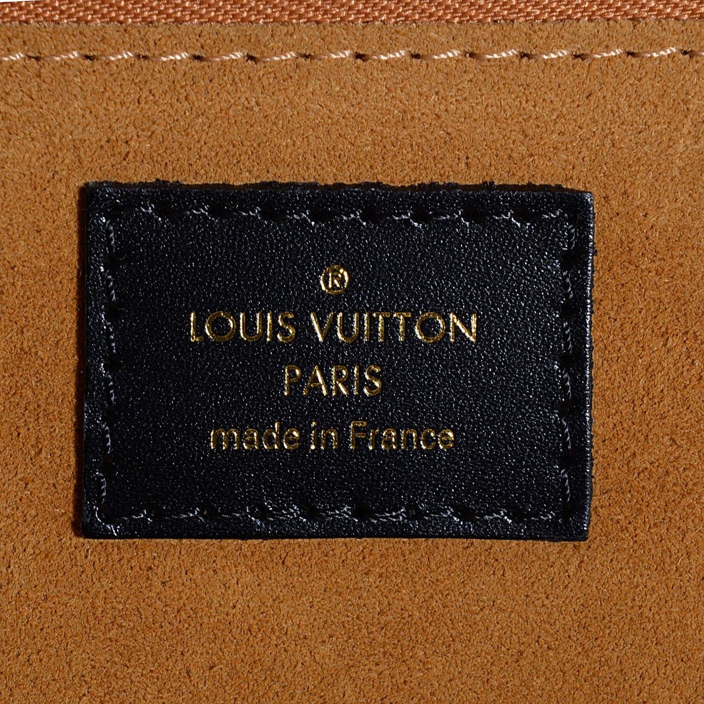 Monogram Cuir Orfevre Tote W PM Noisette