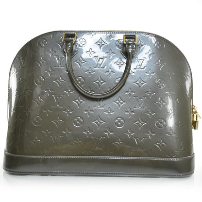 Louis Vuitton Vernis Alma MM Vert Bronze 4 of 9