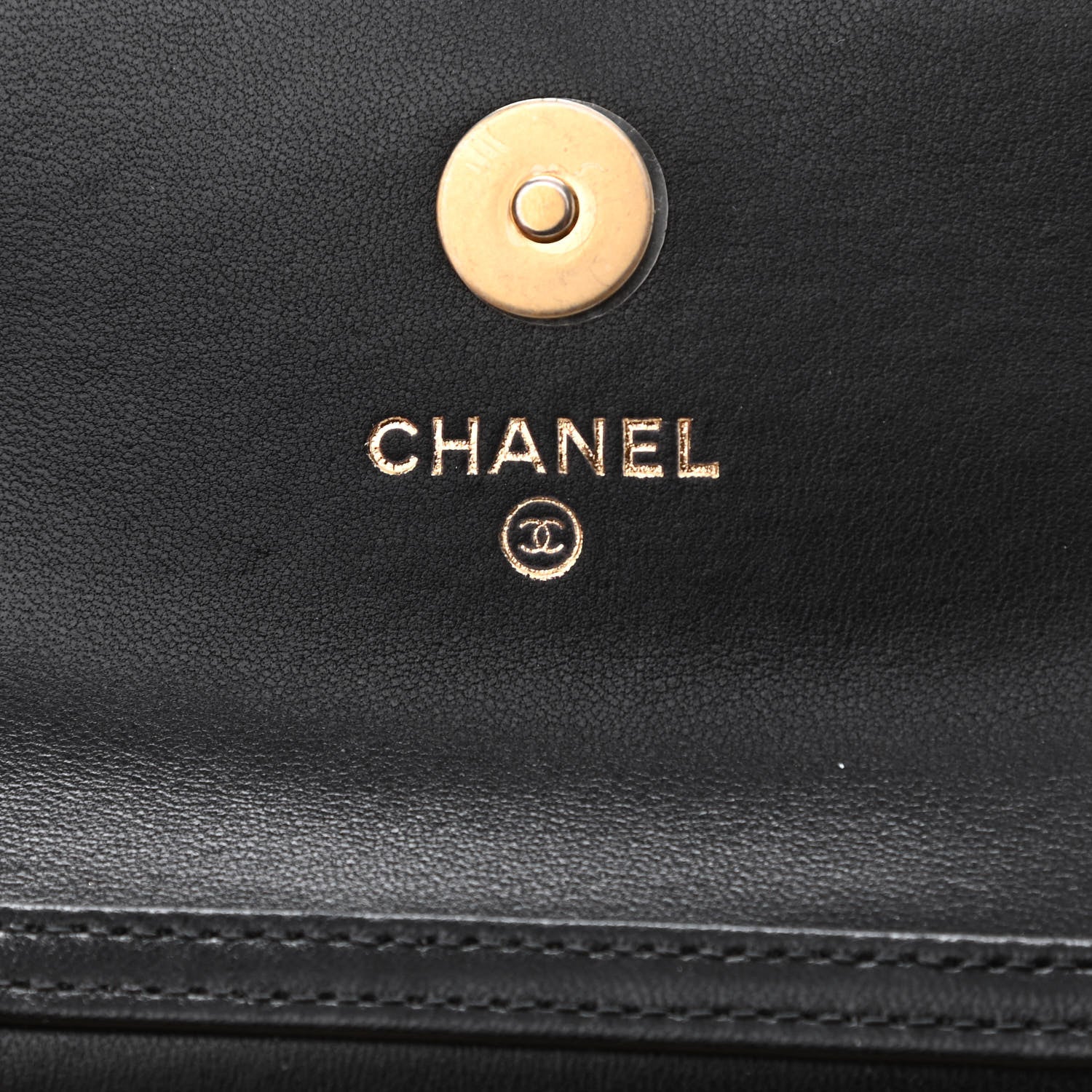 Chanel Lambskin Quilted Pearl Crush Flap With Chain Black 6 of 13