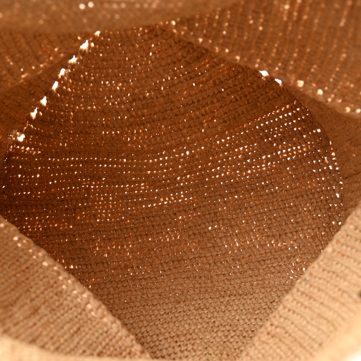 Raffia Calfskin Medium Puzzle Fold Tote Natural