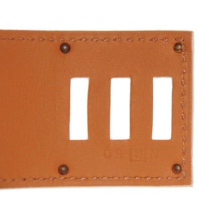 Hermes Epsom Kelly Dog Bracelet White 4 of 6