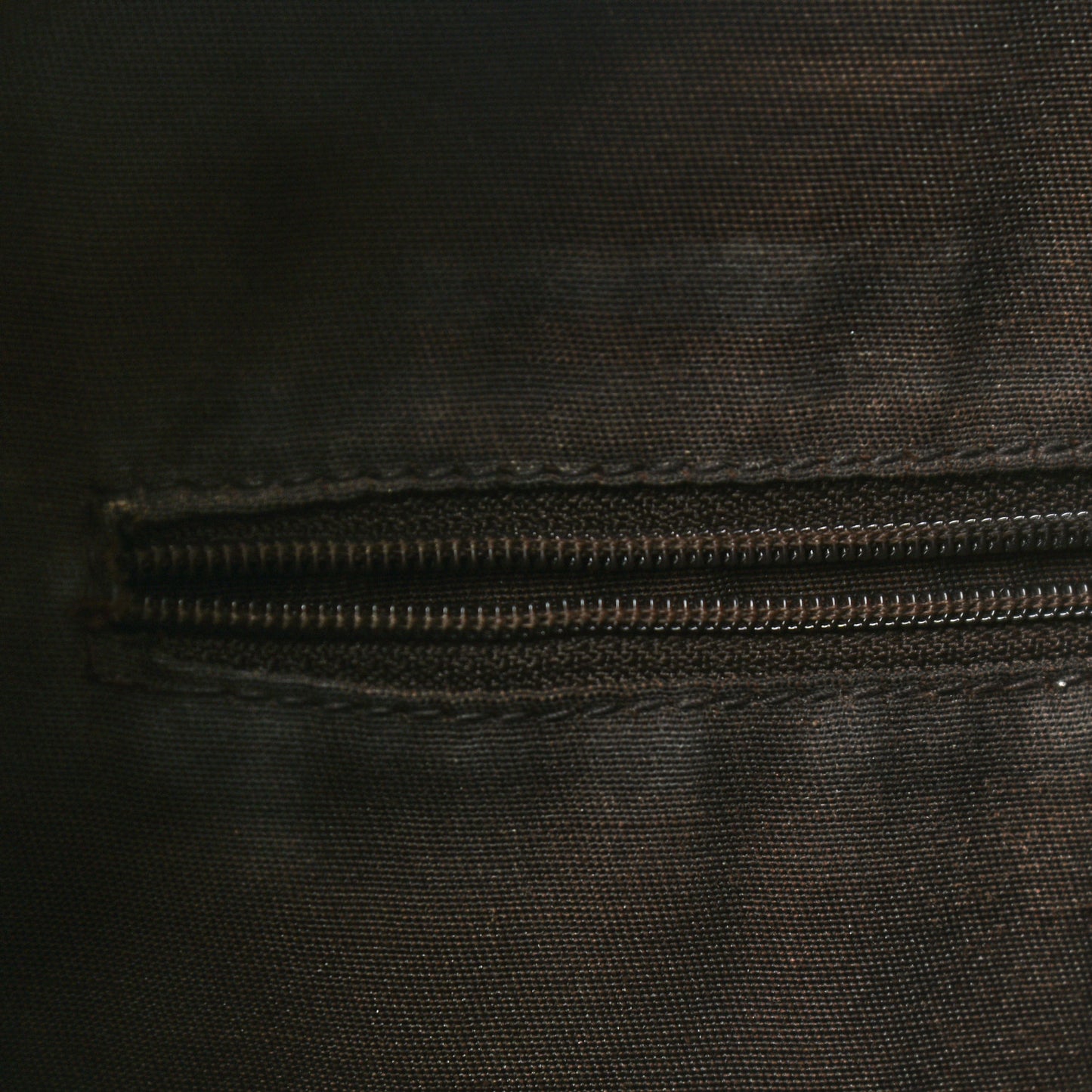 Crystal Monogram Medium Abbey Convertible Tote Dark Brown
