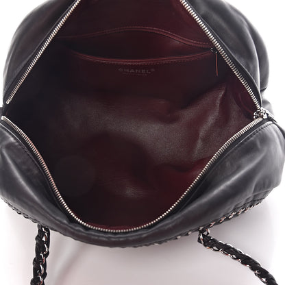 Chanel Smooth Calfskin Medium Luxe Ligne Bowler Black 5 of 14