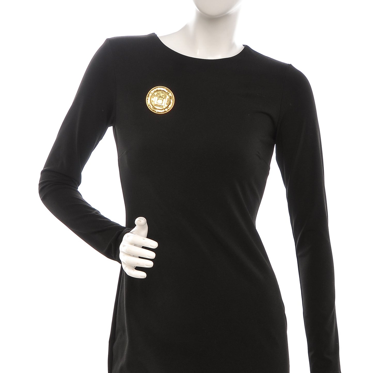 Medallion CC Brooch Gold