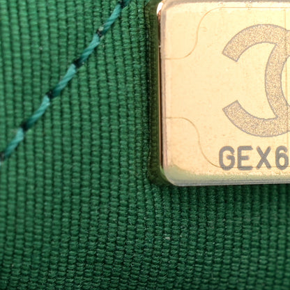 Chanel Caviar Quilted Mini CC Flap Green 7 of 11