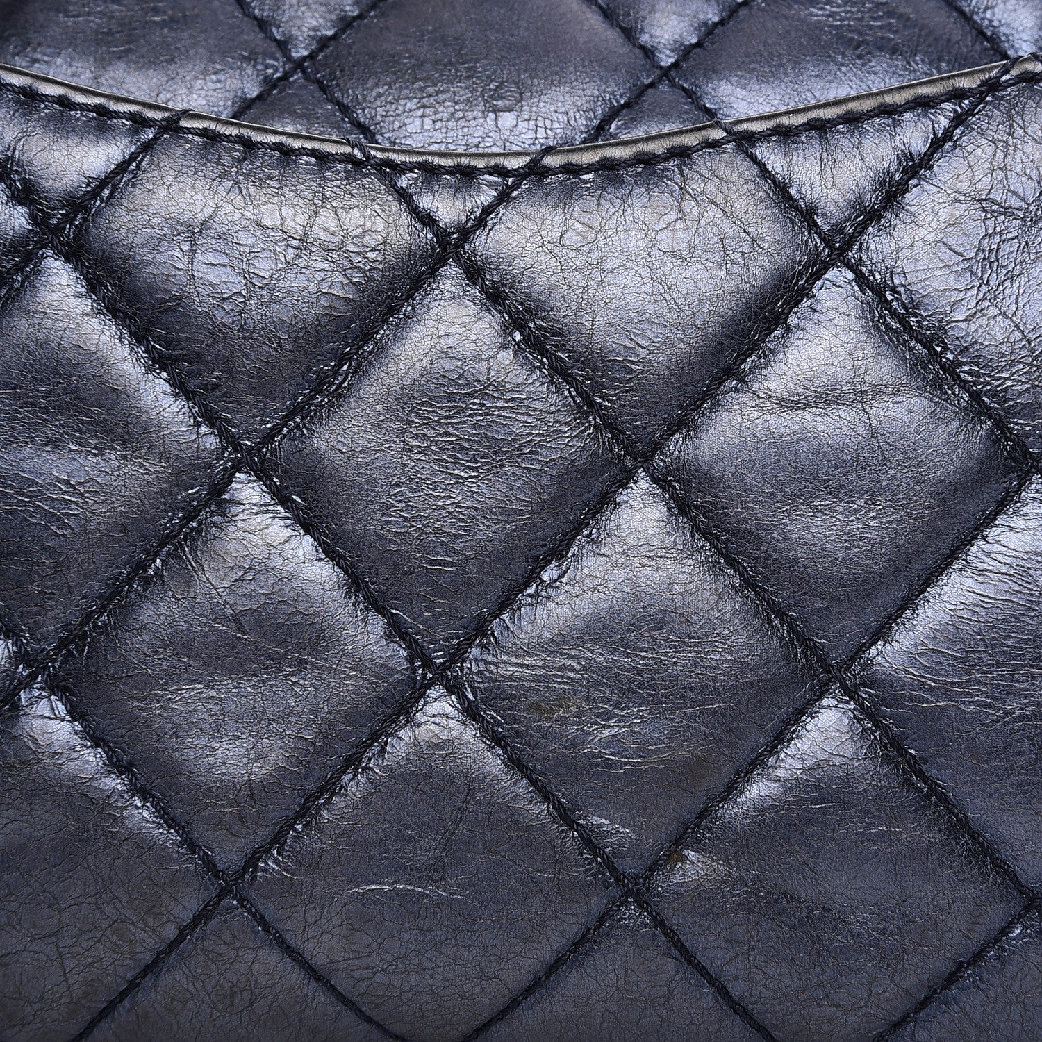 Chanel Metallic Calfskin 2.55 Reissue Flap 227 Blue 6 of 12