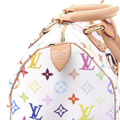 Louis Vuitton Monogram Multicolor Speedy 30 White 10 of 10