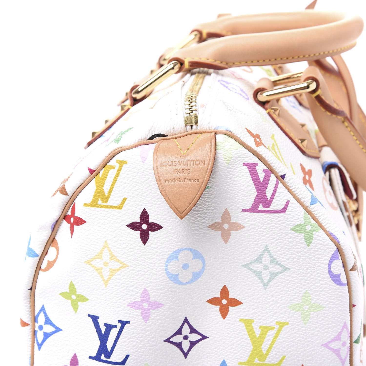 Louis Vuitton Monogram Multicolor Speedy 30 White 10 of 10