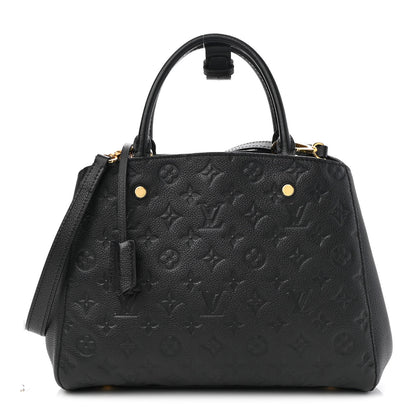 Louis Vuitton Empreinte Montaigne MM Black 1 of 8