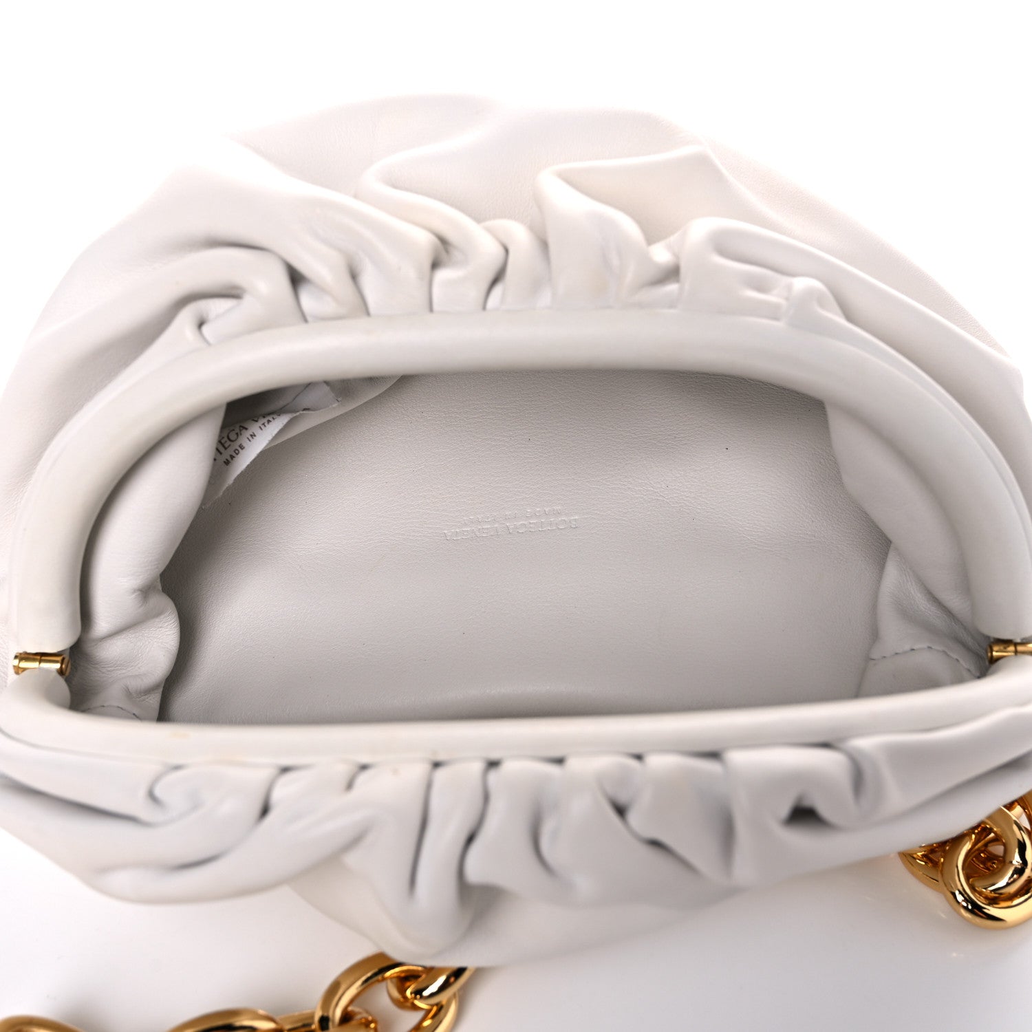Bottega Veneta Nappa The Belt Chain Pouch Chalk 9 of 13
