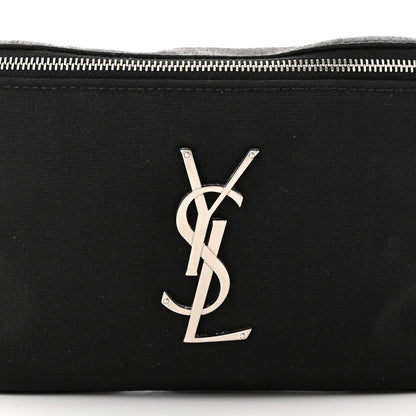Saint Laurent Canvas Monogram Belt Bag Black 8 of 10