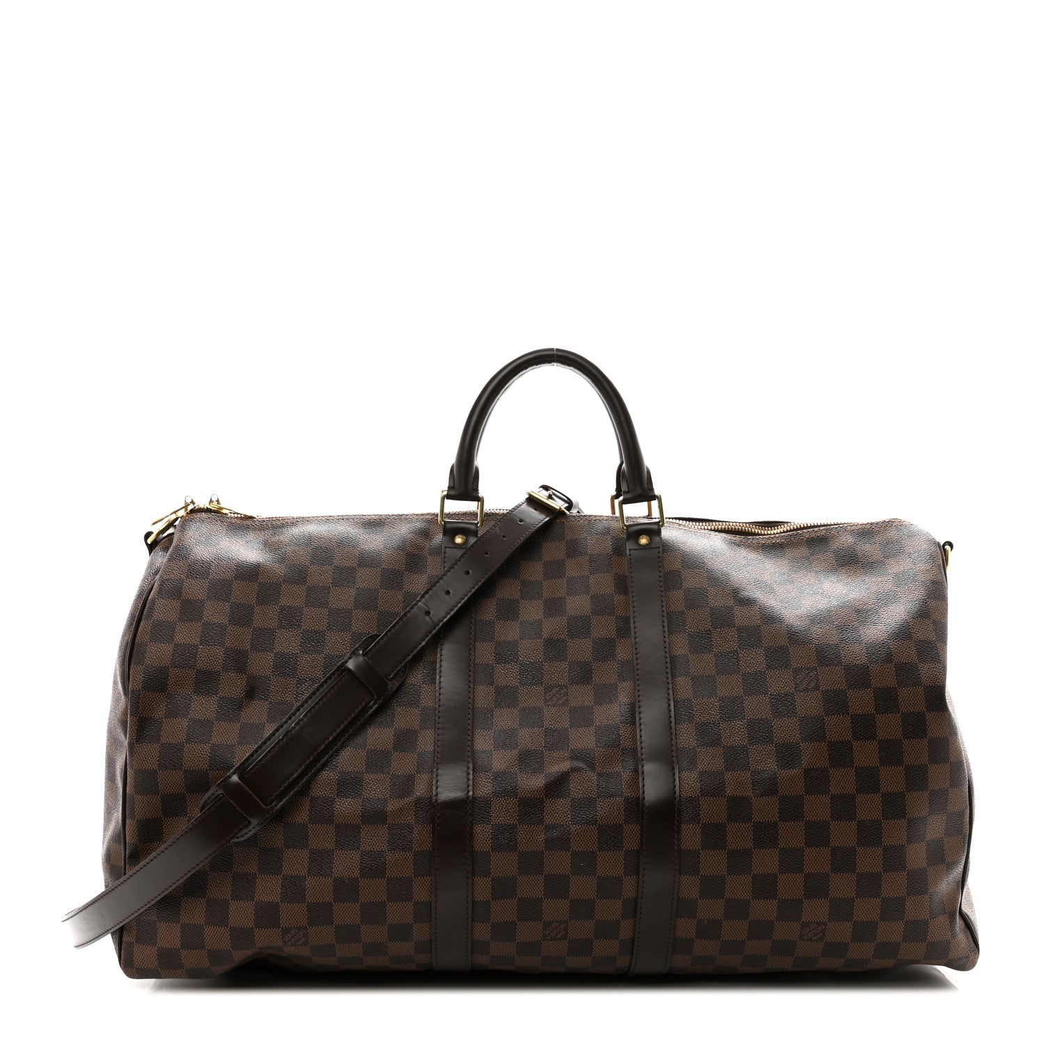 Louis Vuitton Damier Ebene Keepall Bandouliere 55 1 of 18