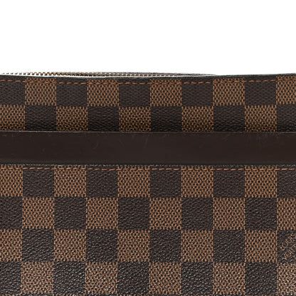 Louis Vuitton Damier Ebene Pochette Saint Louis Clutch 7 of 9