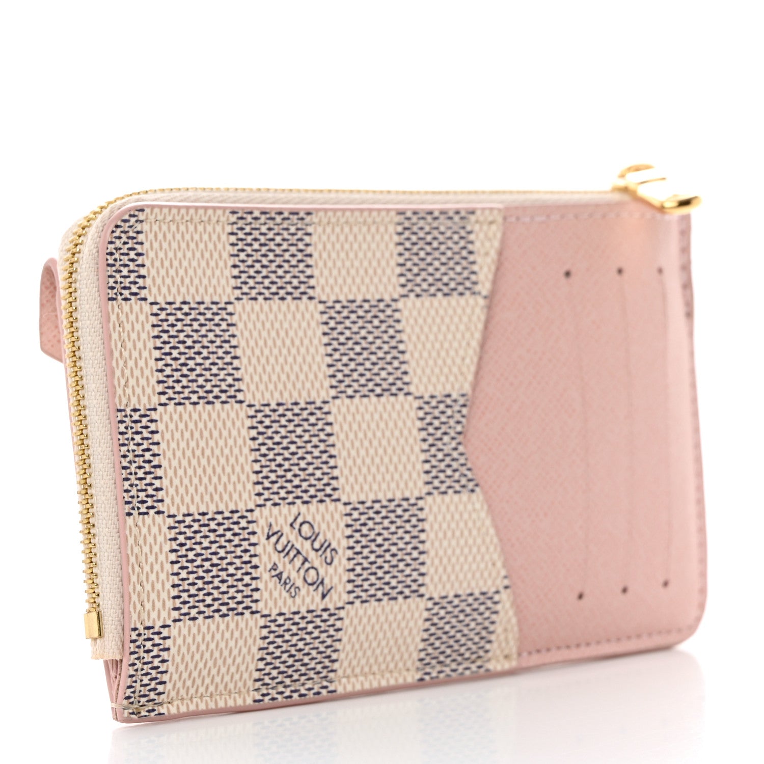 Louis Vuitton Damier Azur Recto Verso Card Holder Rose Ballerine 3 of 7