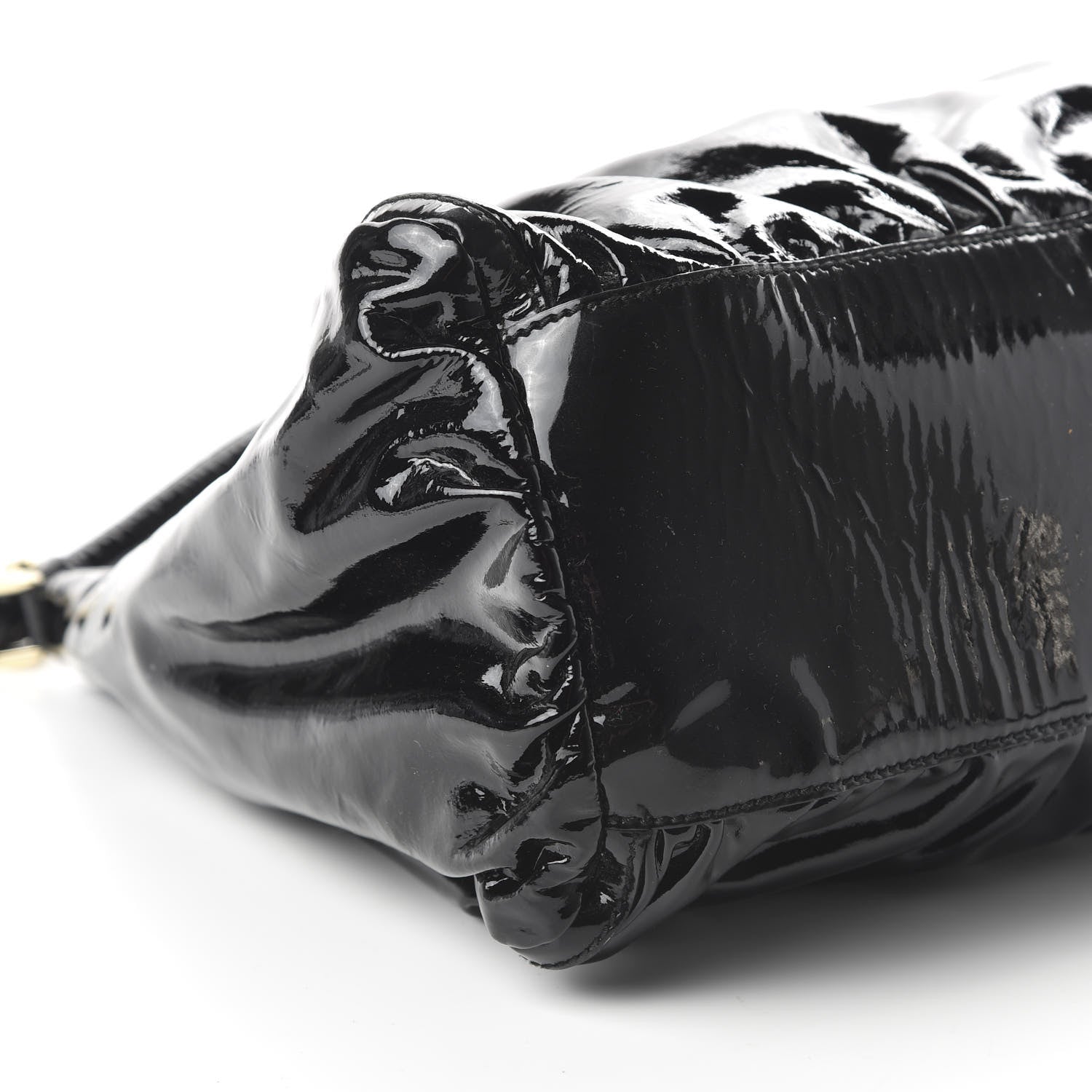 Gucci Patent Large D Ring Hobo Black 6 of 10