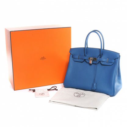 Hermes Togo Birkin 35 Bleu de Galice 10 of 10