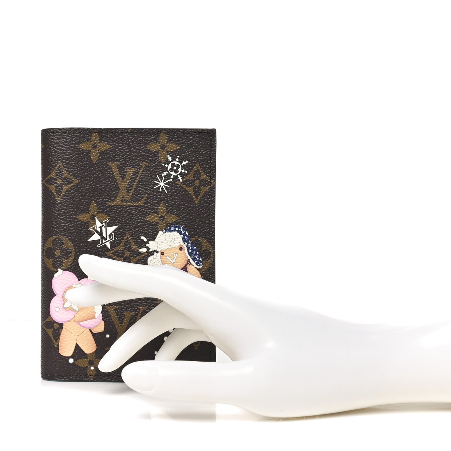 Monogram 2025 Christmas Animation Passport Cover Azur Frost
