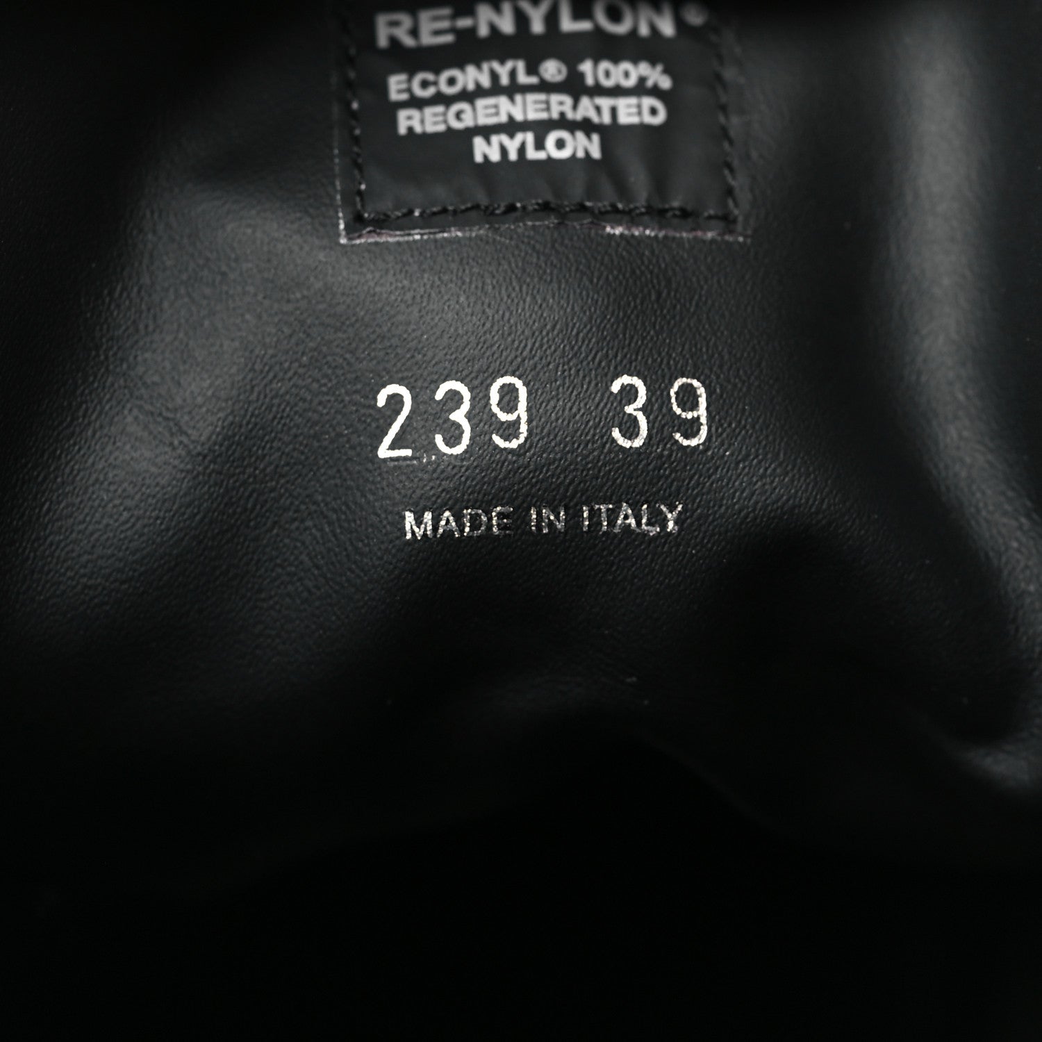 Prada Spazzolato Re-Nylon Metal Triangle Logo Lace Up 55mm Ankle Boots 39 Black 7 of 8