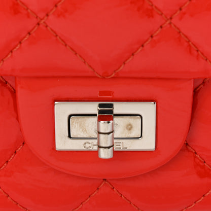 Chanel Distressed Patent Quilted 2.55 Reissue 226 Flap Red 15 of 15