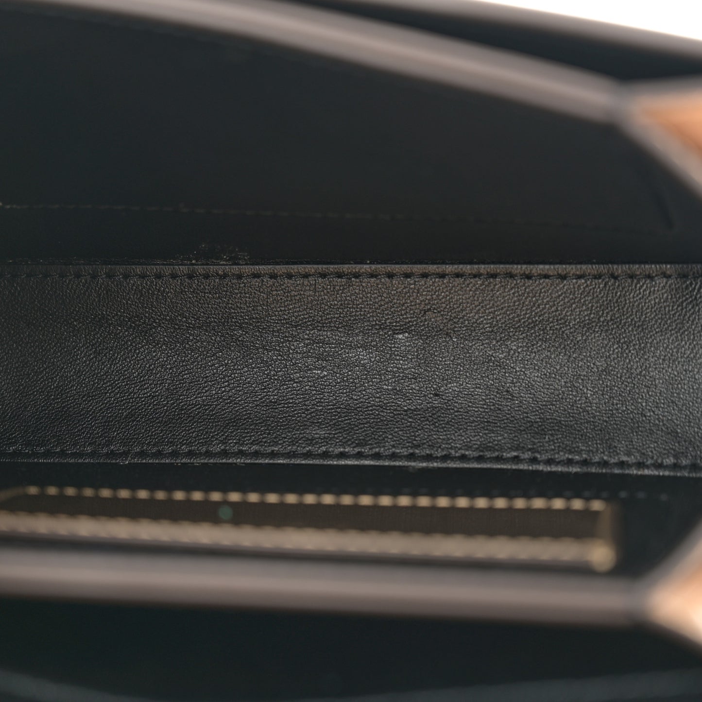 Metallic Calfskin Concerto Bag Gold