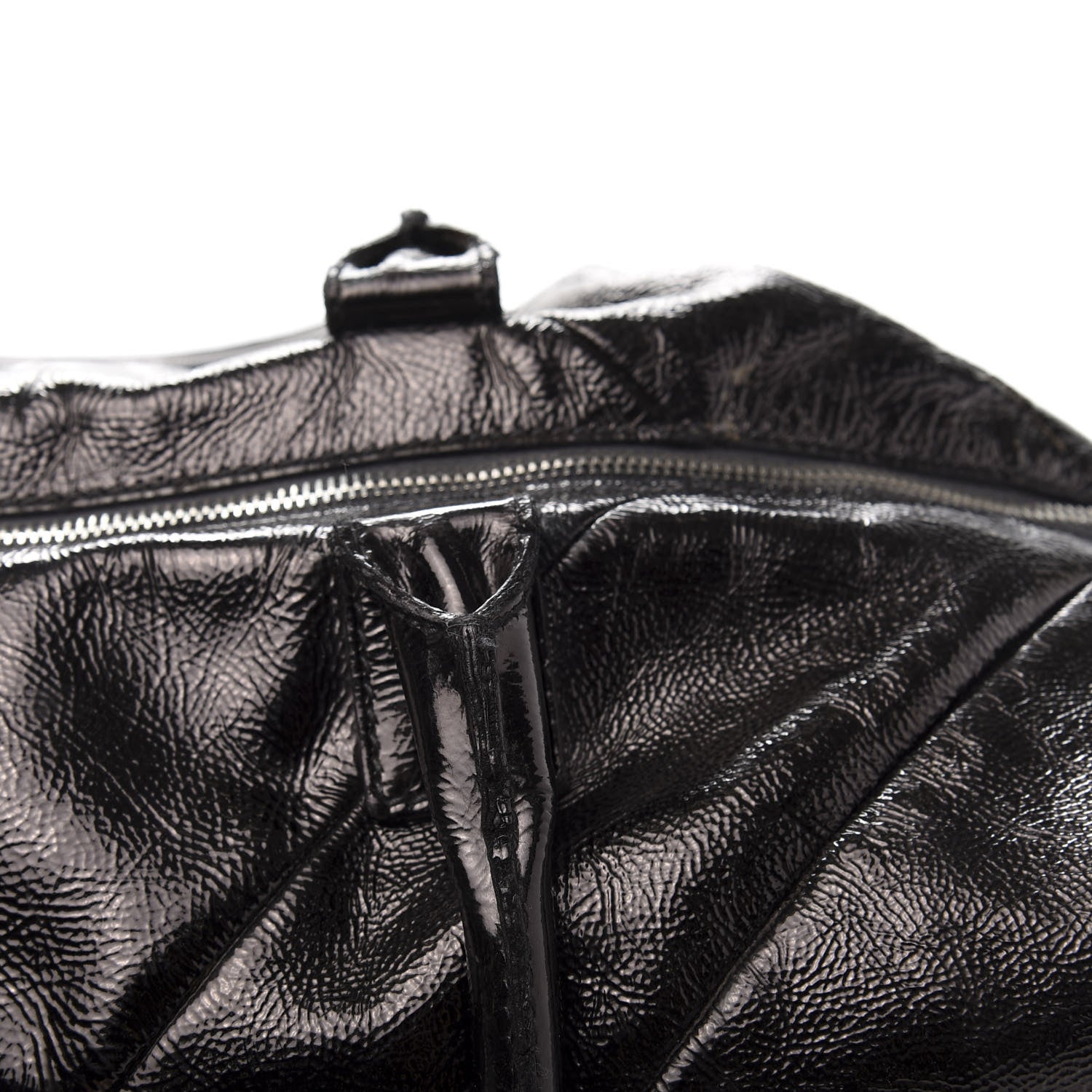 Saint Laurent Textured Patent Easy Y Bag Black 16 of 18
