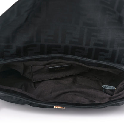 Fendi Zucchino Small Chef Shoulder Bag Black 5 of 11