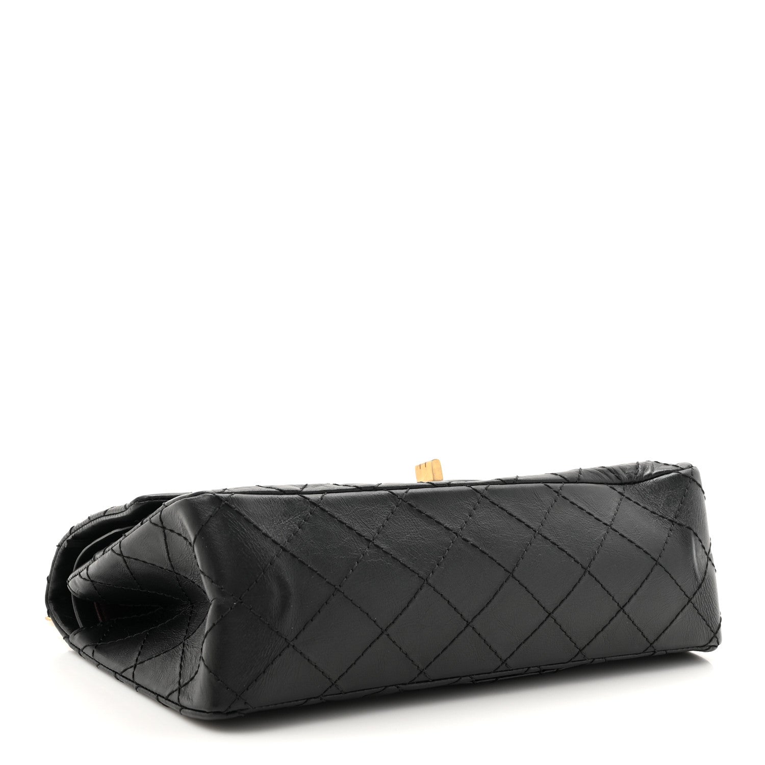 Chanel Aged Calfskin Quilted 2.55 Reissue 225 Flap Black 4 of 10