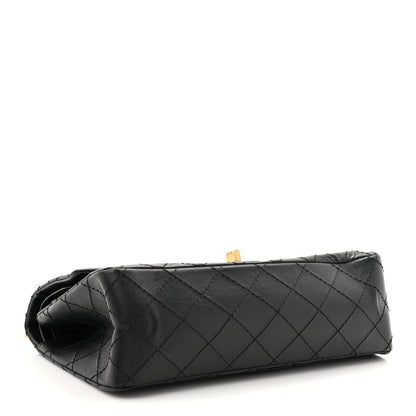 Chanel Aged Calfskin Quilted 2.55 Reissue 225 Flap Black 4 of 10