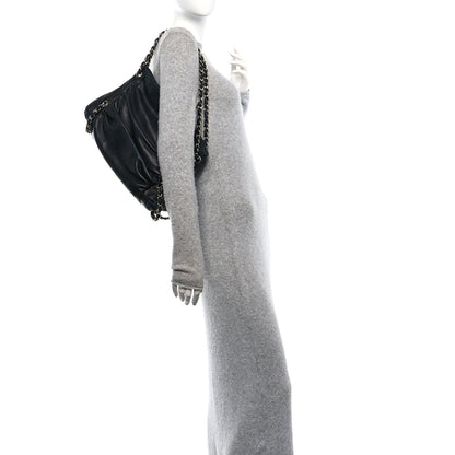 Chanel Lambskin Large Sharpei Shoulder Bag Black 2 of 10