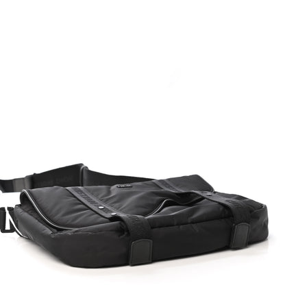 Christian Dior HOMME Nylon Saddle Messenger Bag Black 3 of 4