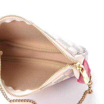 Louis Vuitton Damier Azur 2017 Christmas Animation Mini Pochette Accessories 5 of 8