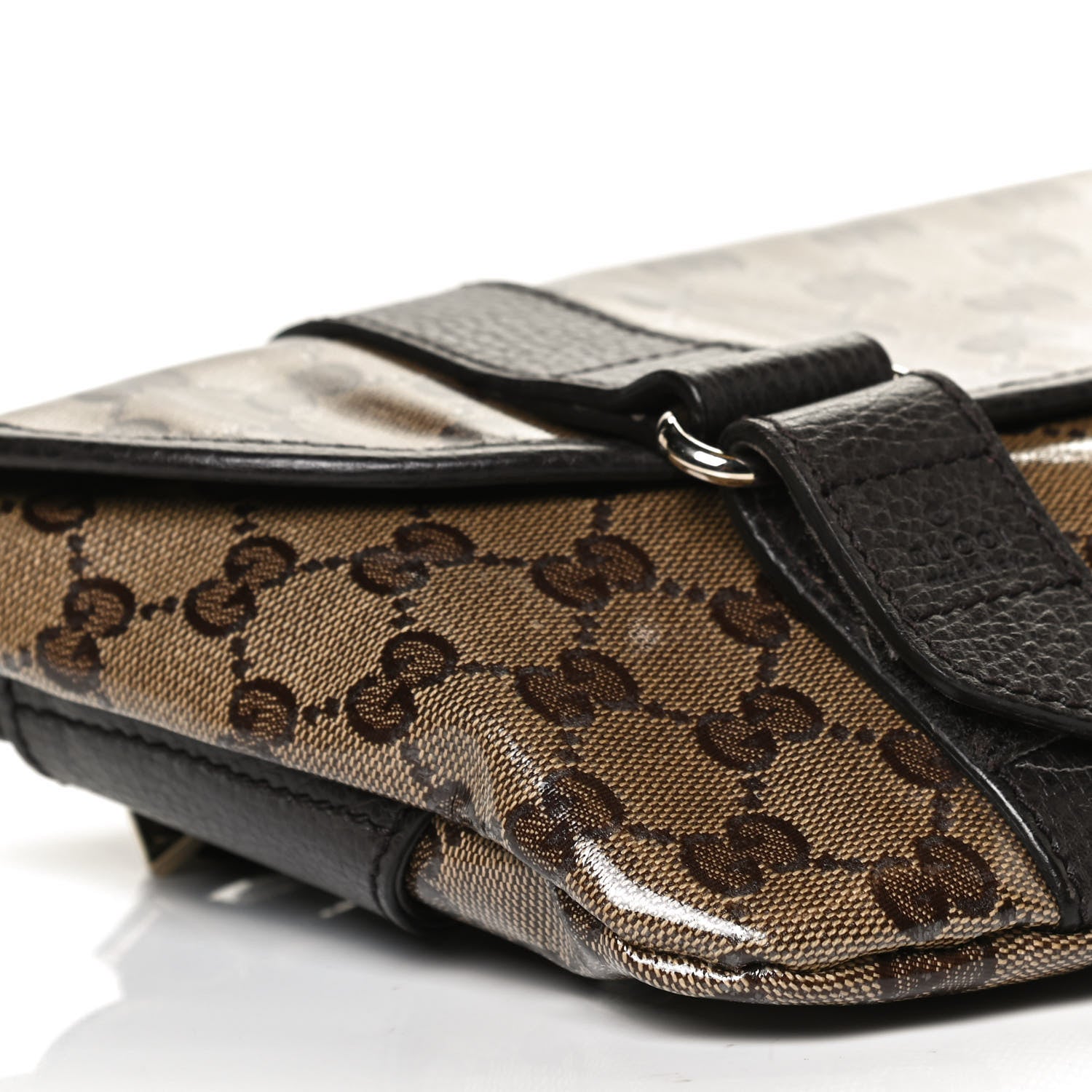 Gucci Crystal Monogram Waist Belt Bag Brown 11 of 12