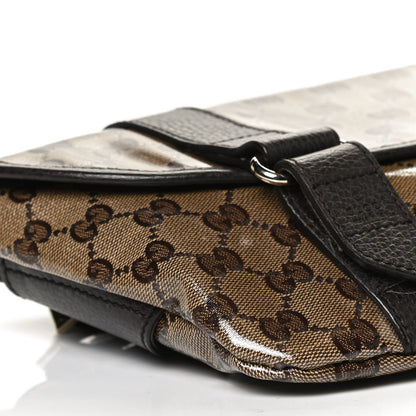 Gucci Crystal Monogram Waist Belt Bag Brown 11 of 12