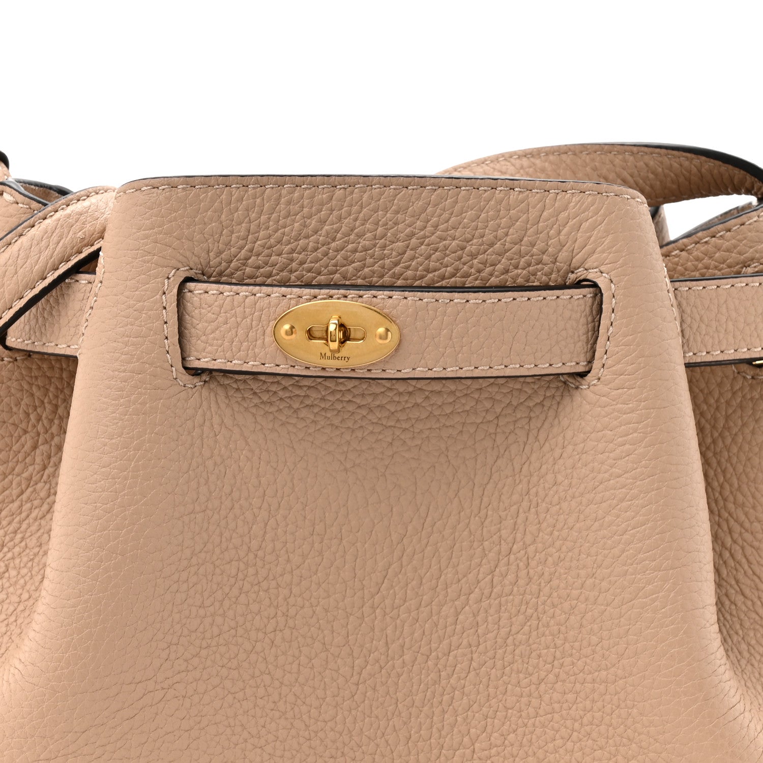 Mulberry Small Classic Grain Calfskin Small Abbey Bucket Bag Rosewater 8 of 10