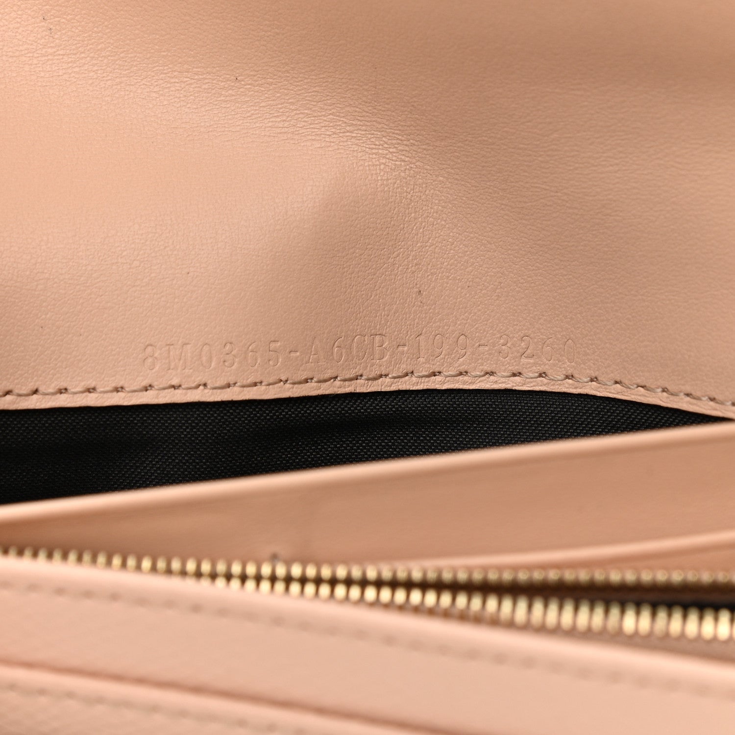 Fendi Vitello Cruise F is Fendi Bi-Color FF 1974 Embossed Continental Envelope Wallet On Chain Maya Black Light Rose 7 of 12