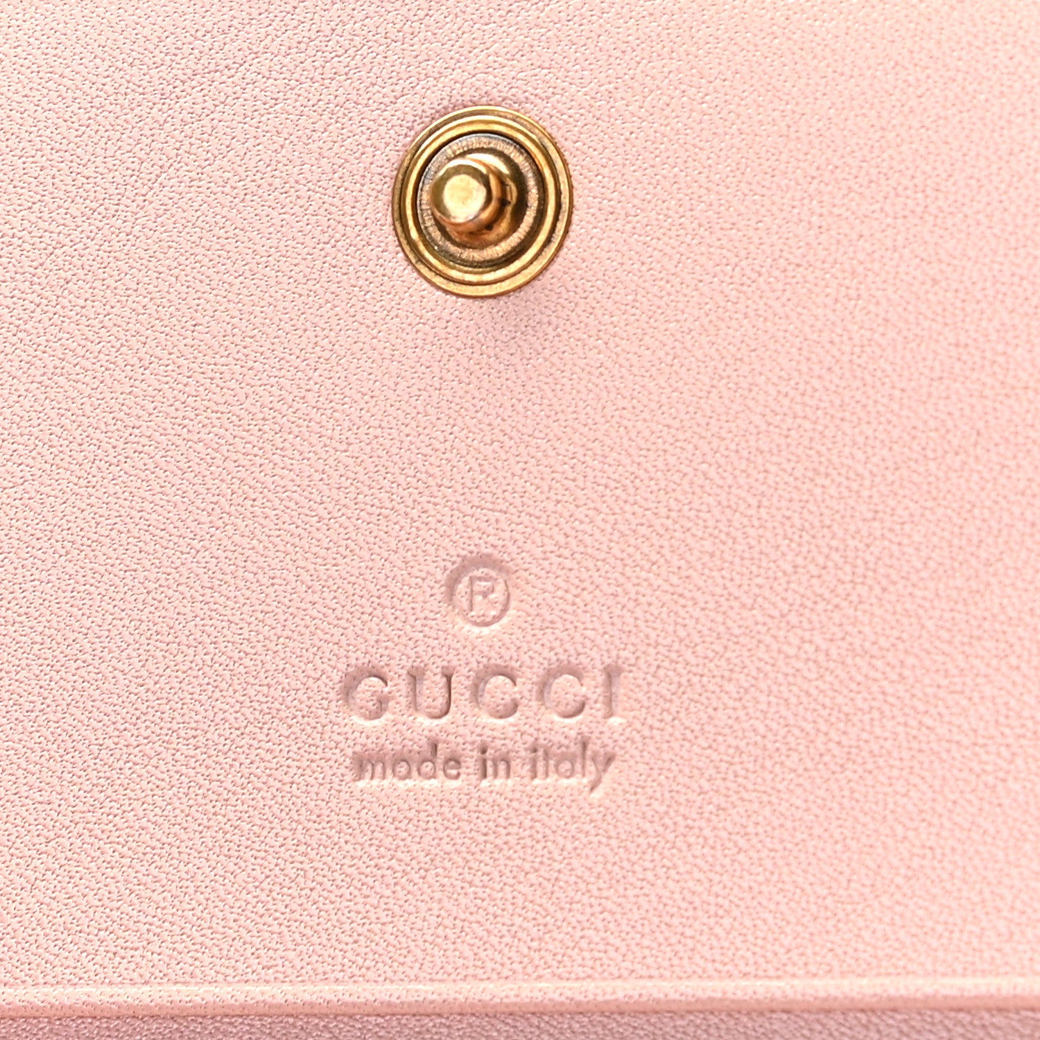 Gucci Calfskin Matelasse GG Marmont Card Case Perfect Pink 8 of 9