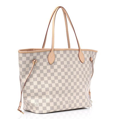 Louis Vuitton Damier Azur Neo Neverfull MM Rose Ballerine 2 of 5