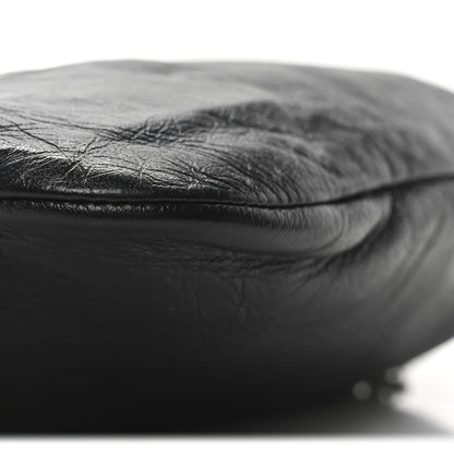 Saint Laurent Calfskin Pac Ruched Hobo Black 9 of 10